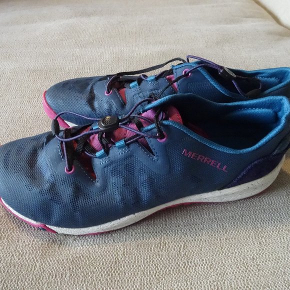 Merrell Shoes - MERRELL Blue Wing Light weight‎ Slip-On Unifly Tennis Shoe Womens 9 M